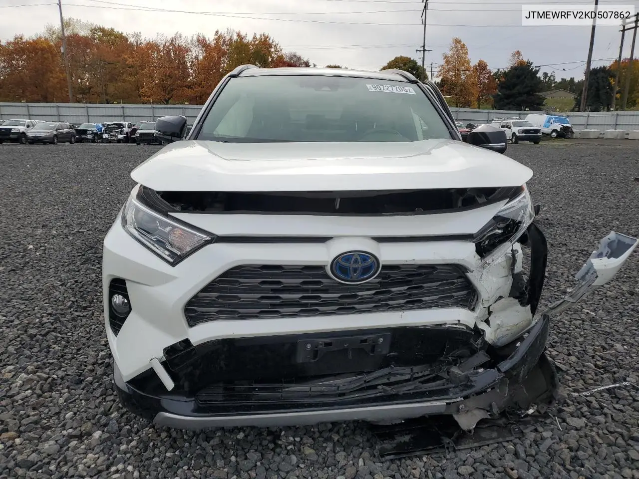 JTMEWRFV2KD507862 2019 Toyota Rav4 Xse