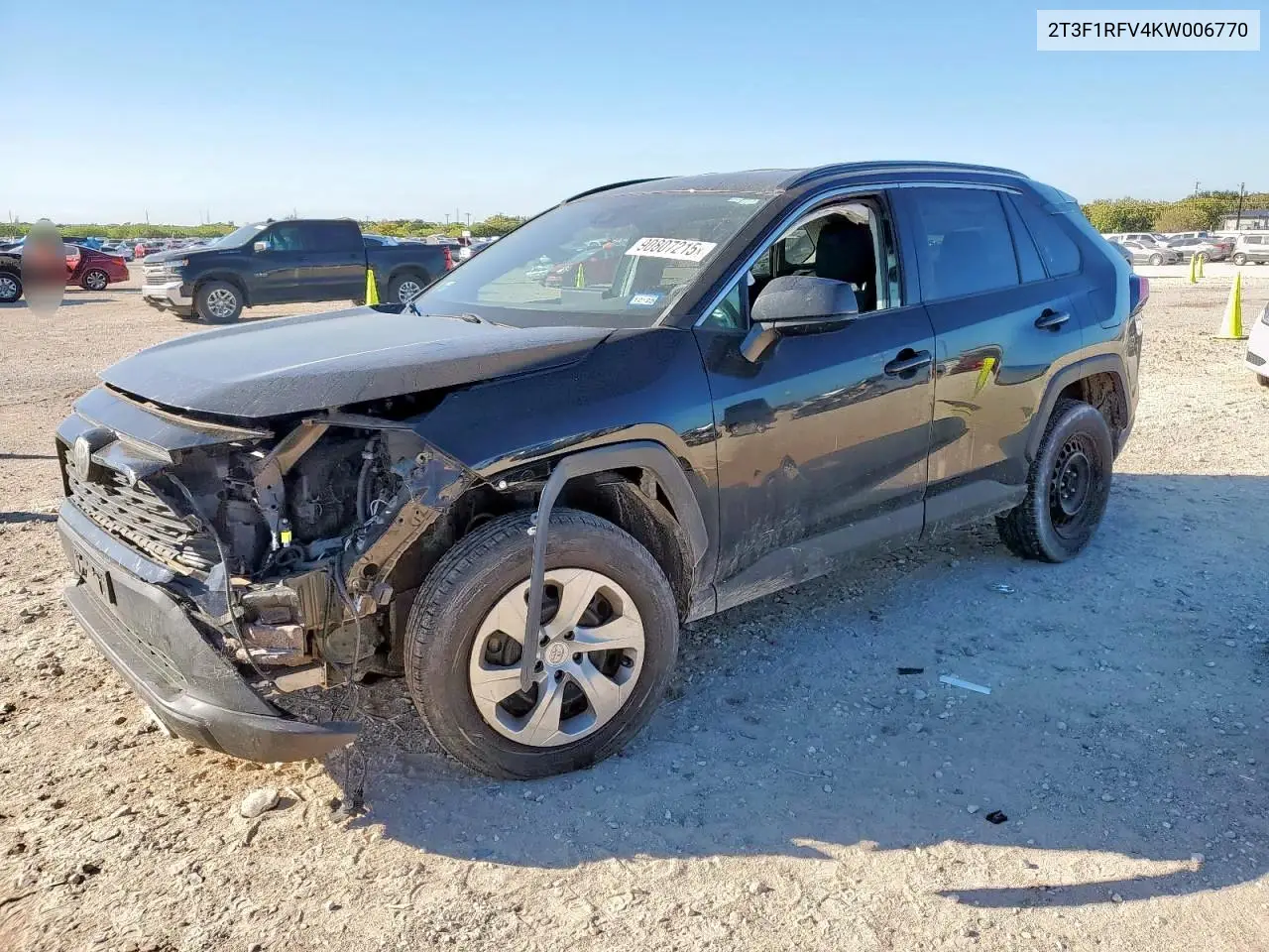 2T3F1RFV4KW006770 2019 Toyota Rav4 Le