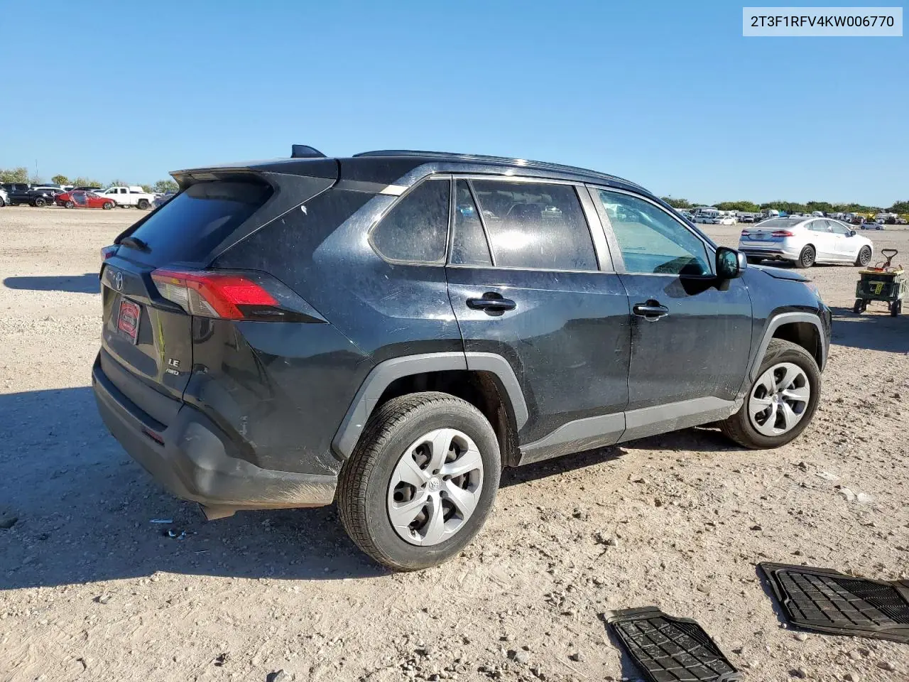 2T3F1RFV4KW006770 2019 Toyota Rav4 Le