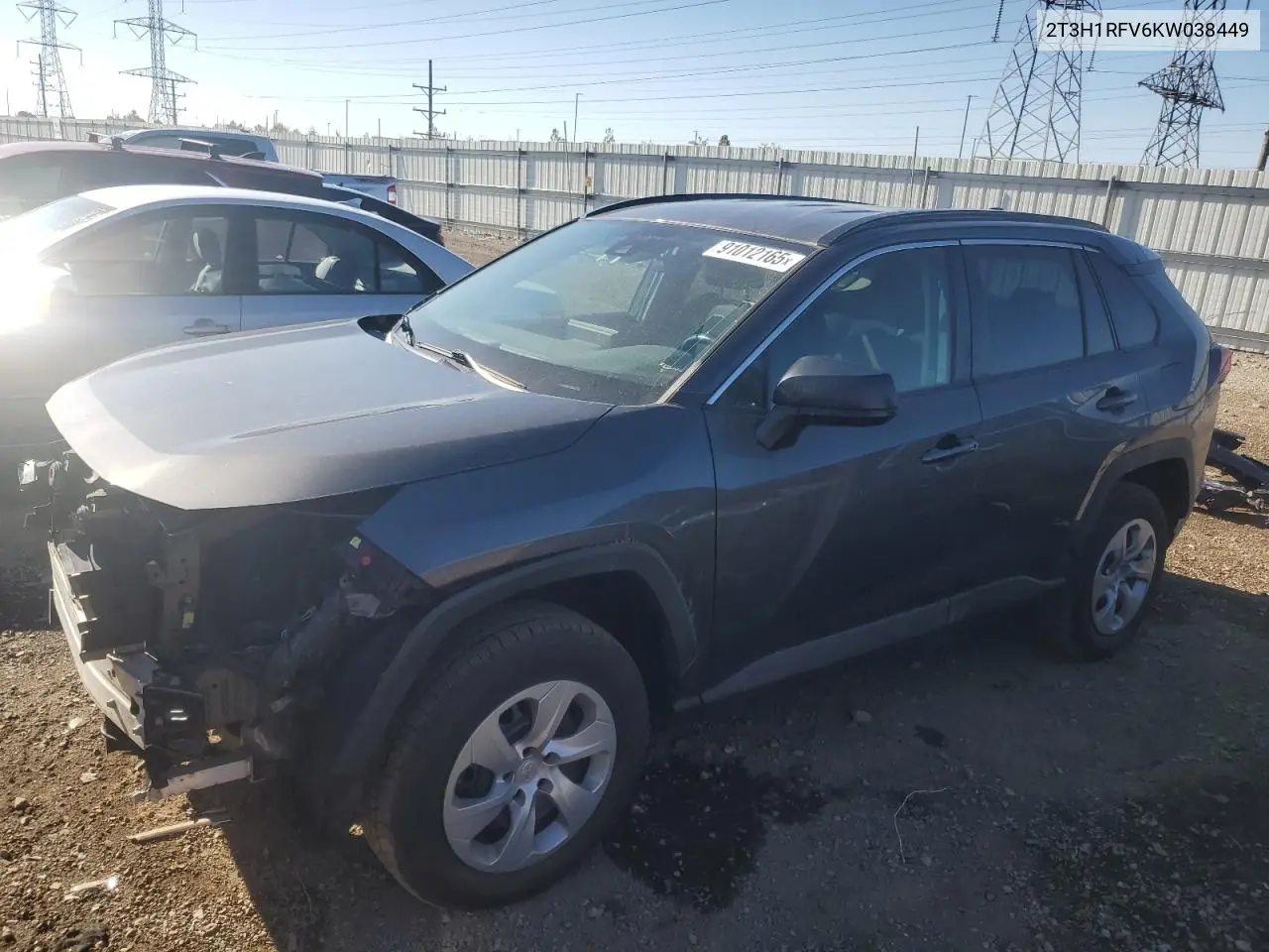2T3H1RFV6KW038449 2019 Toyota Rav4 Le