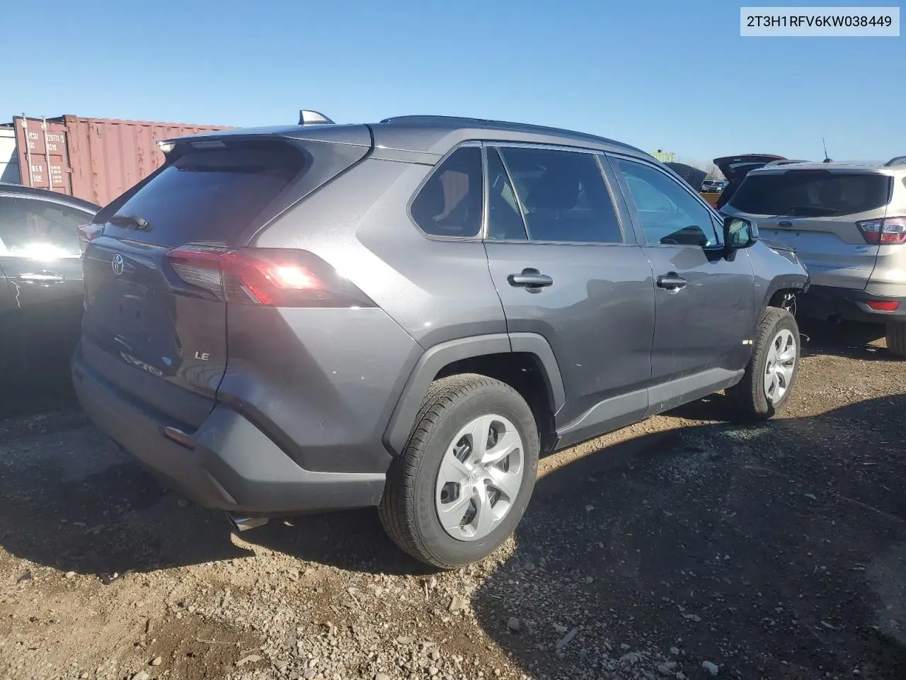 2T3H1RFV6KW038449 2019 Toyota Rav4 Le