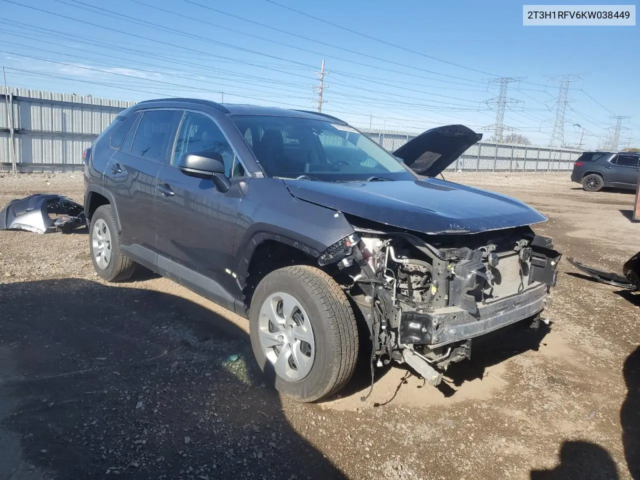 2T3H1RFV6KW038449 2019 Toyota Rav4 Le