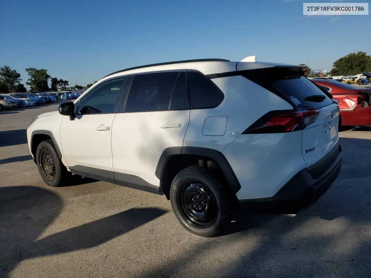 2T3F1RFV3KC001786 2019 Toyota Rav4 Le