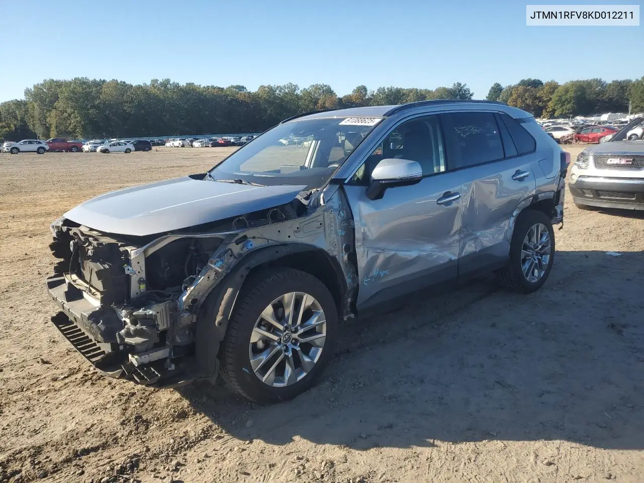 JTMN1RFV8KD012211 2019 Toyota Rav4 Limited