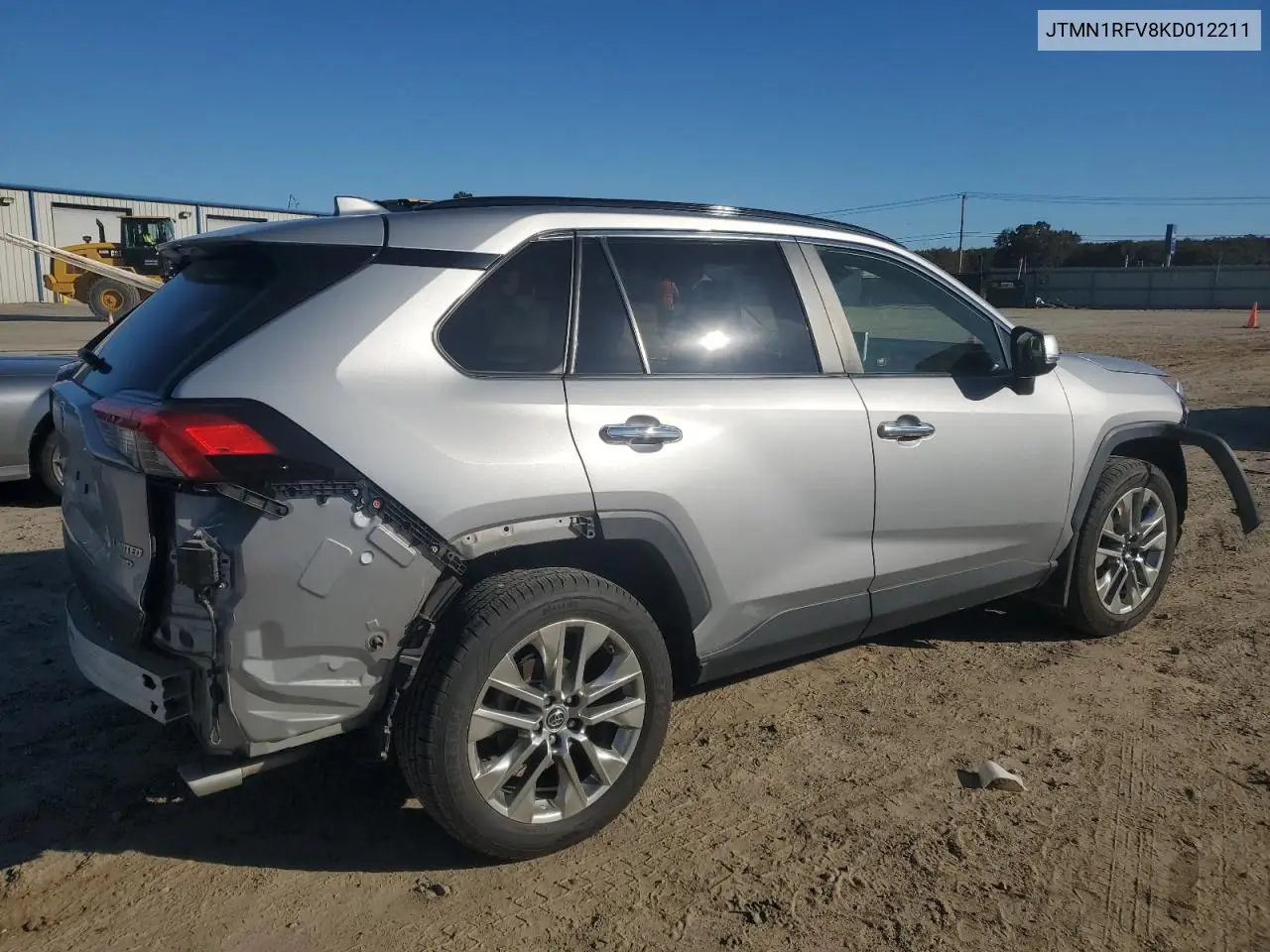 JTMN1RFV8KD012211 2019 Toyota Rav4 Limited