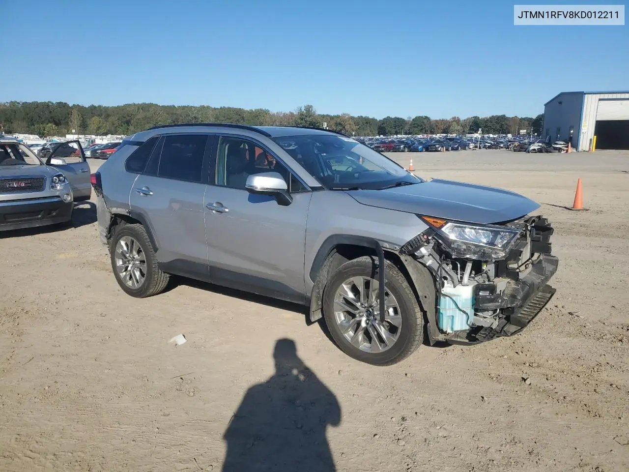 JTMN1RFV8KD012211 2019 Toyota Rav4 Limited