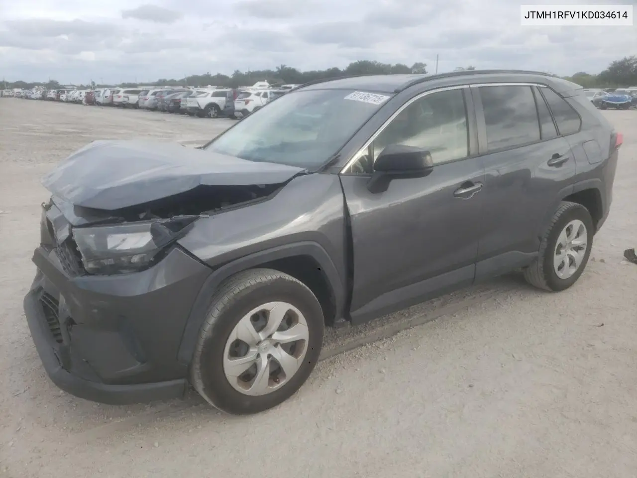 JTMH1RFV1KD034614 2019 Toyota Rav4 Le