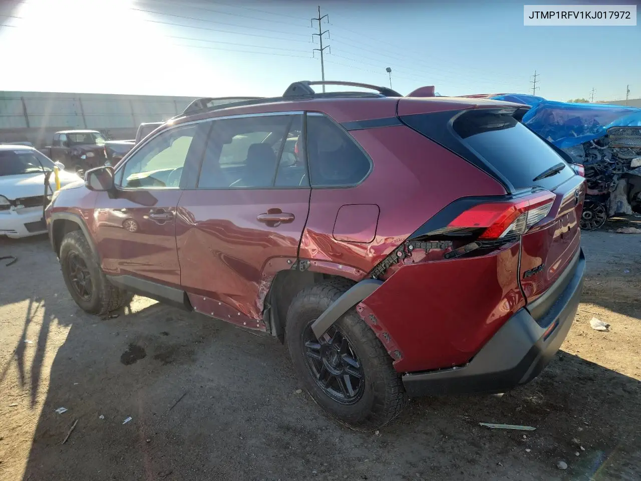 JTMP1RFV1KJ017972 2019 Toyota Rav4 Xle