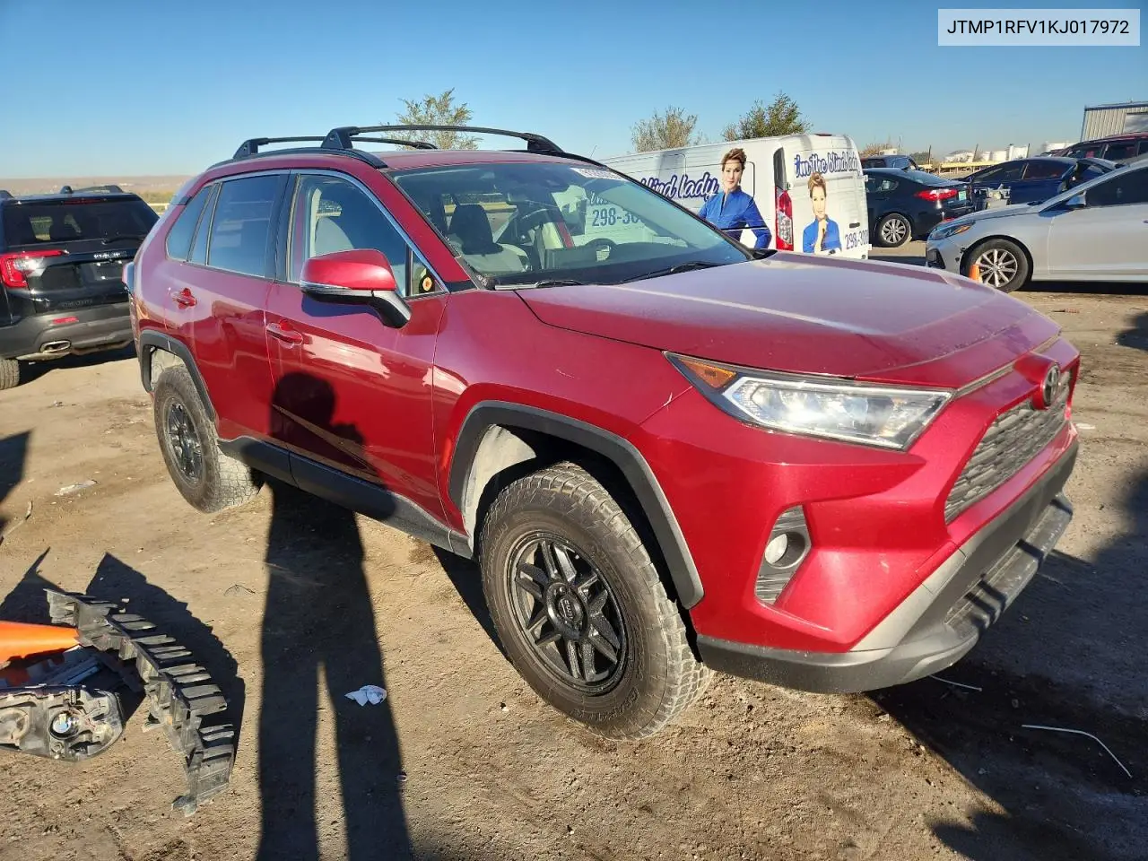 JTMP1RFV1KJ017972 2019 Toyota Rav4 Xle