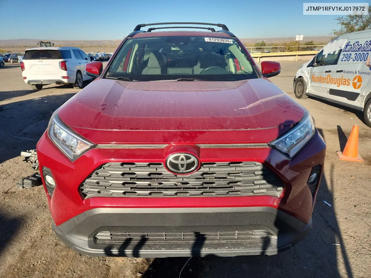 JTMP1RFV1KJ017972 2019 Toyota Rav4 Xle