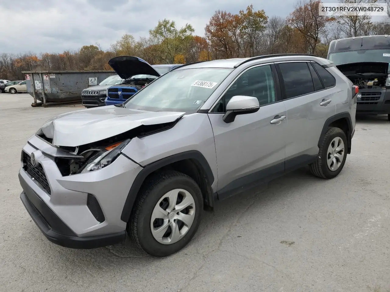 2T3G1RFV2KW048729 2019 Toyota Rav4 Le