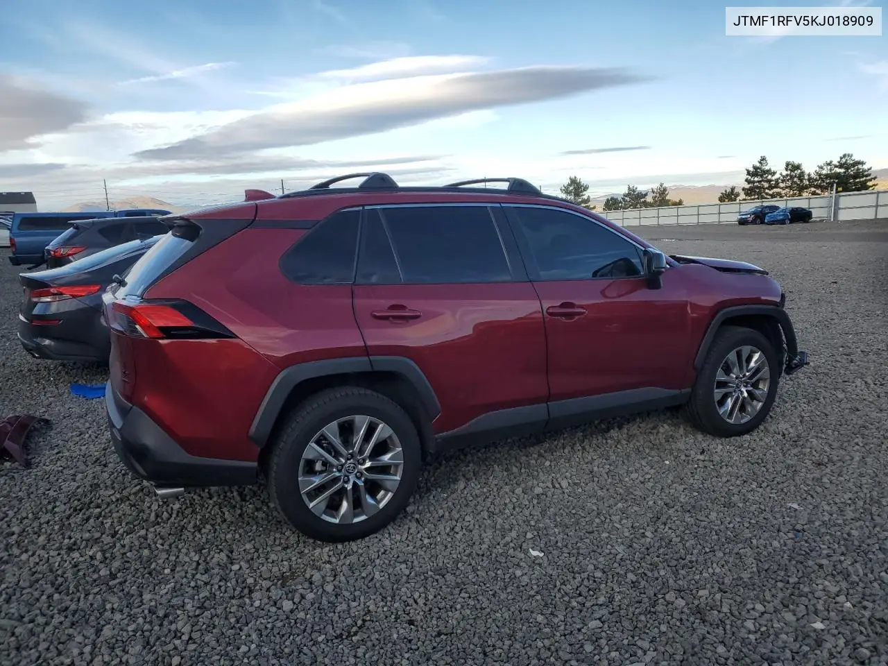 JTMF1RFV5KJ018909 2019 Toyota Rav4 Le