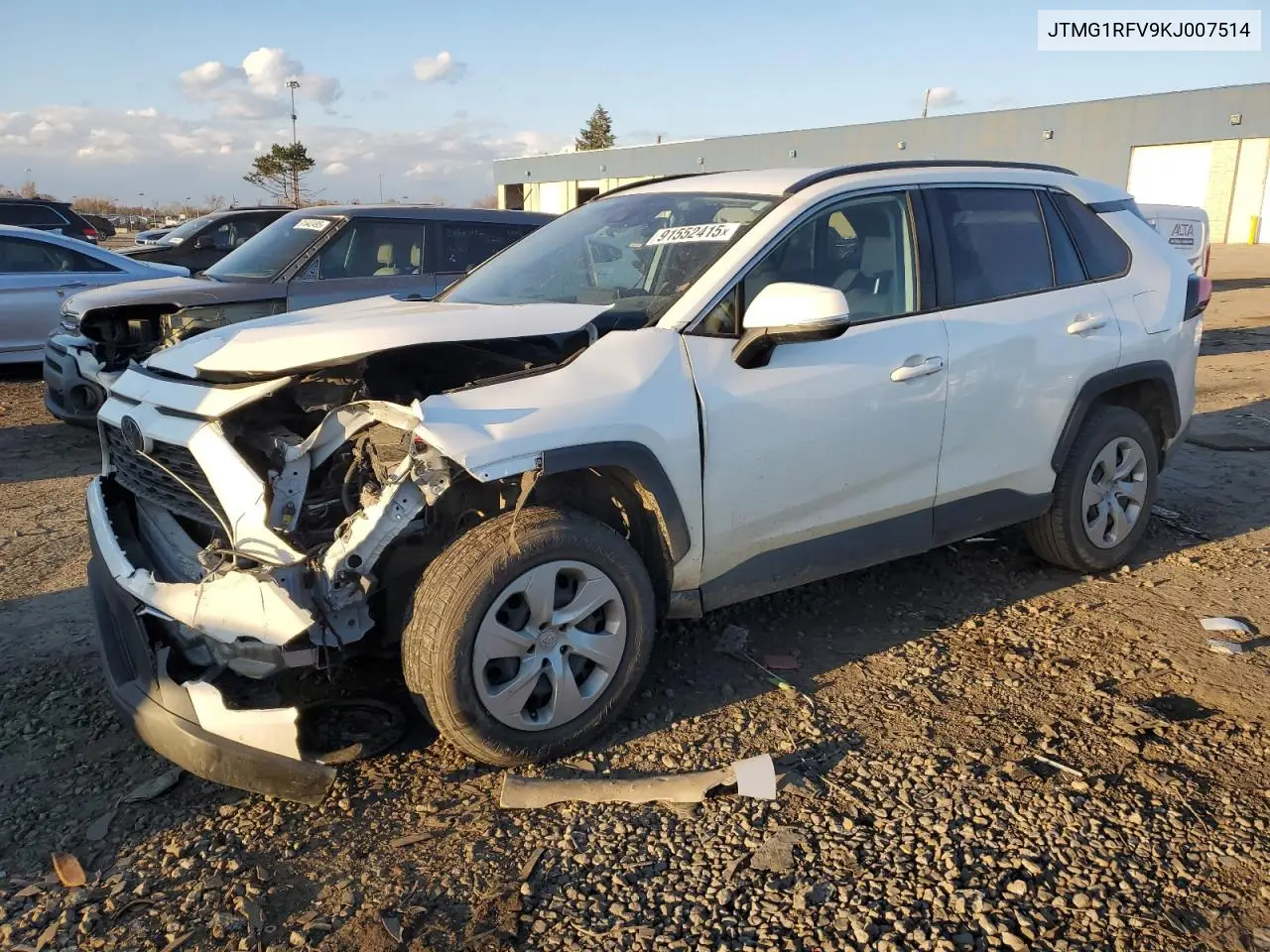 JTMG1RFV9KJ007514 2019 Toyota Rav4 Le