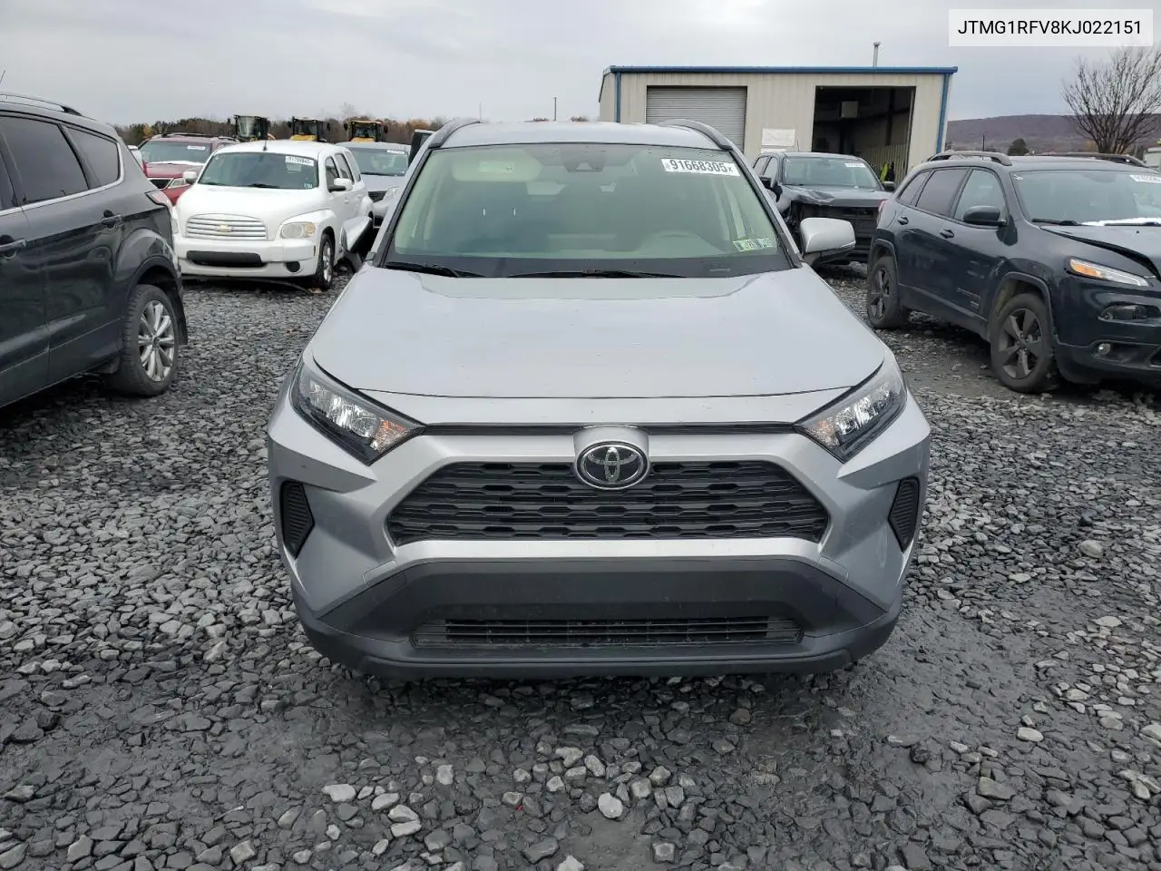 JTMG1RFV8KJ022151 2019 Toyota Rav4 Le