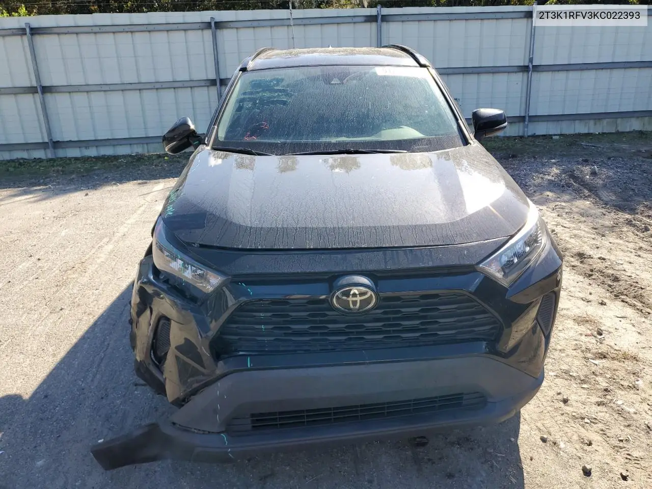 2T3K1RFV3KC022393 2019 Toyota Rav4 Le