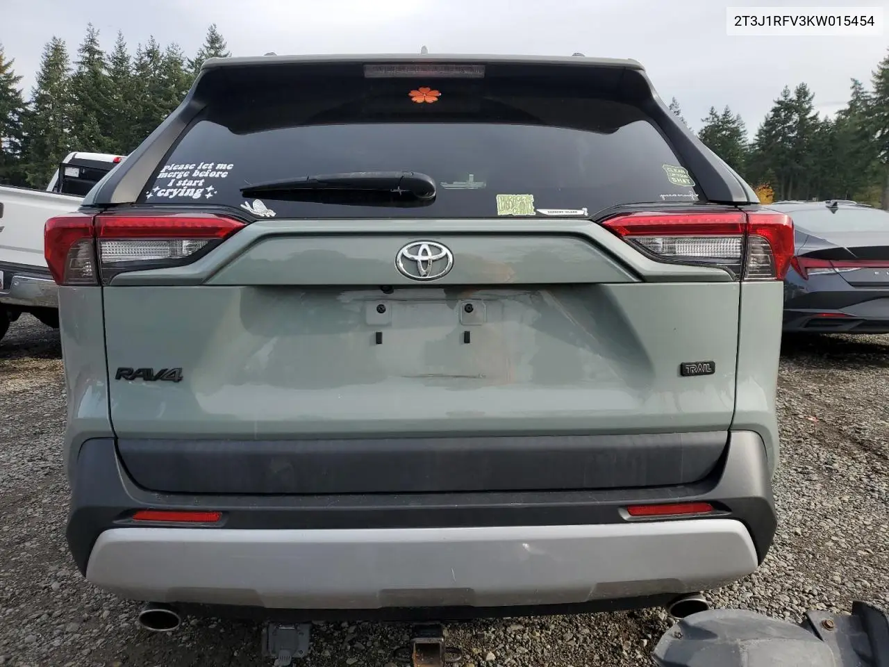 2T3J1RFV3KW015454 2019 Toyota Rav4 Adventure