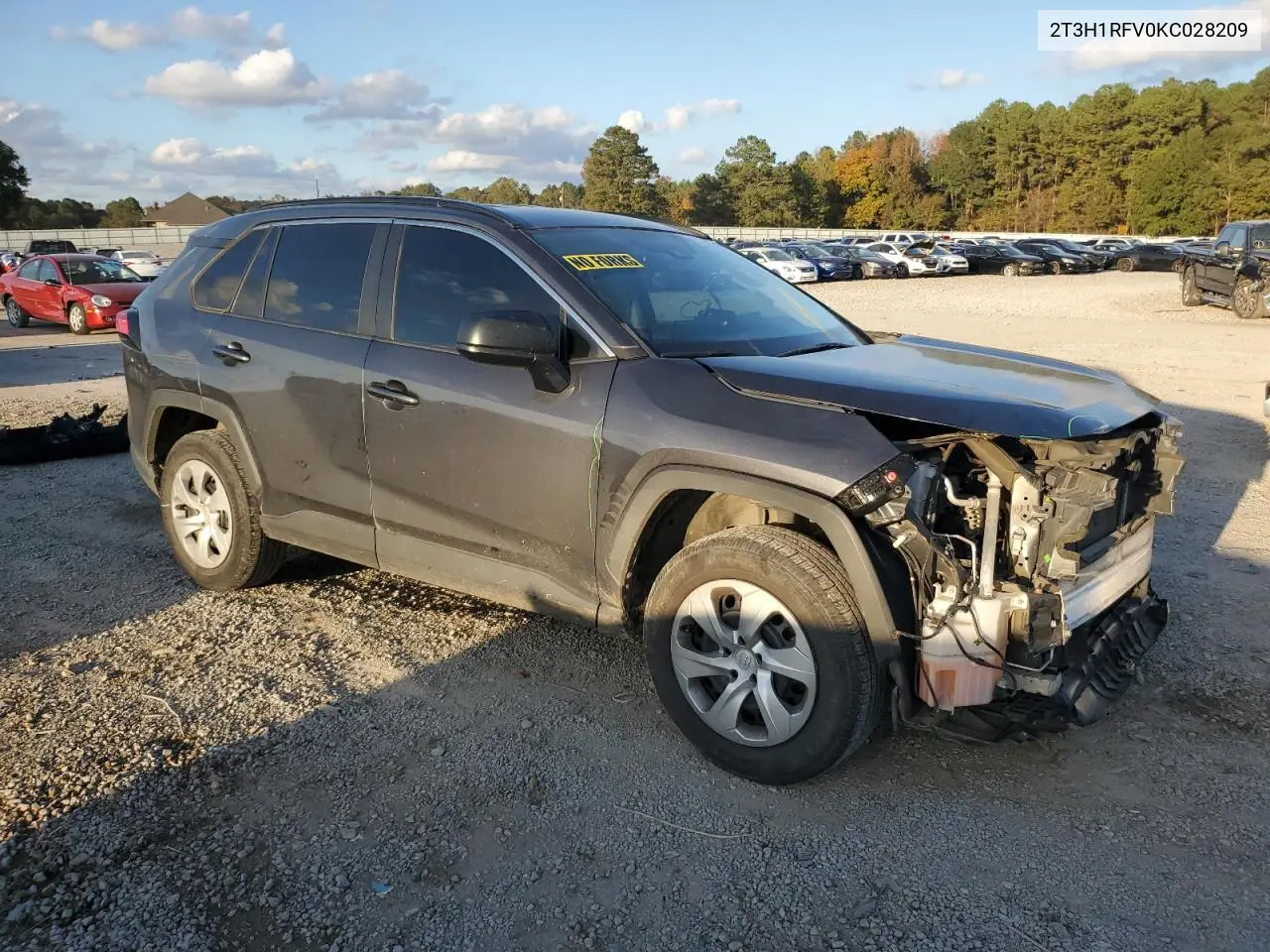 2T3H1RFV0KC028209 2019 Toyota Rav4 Le