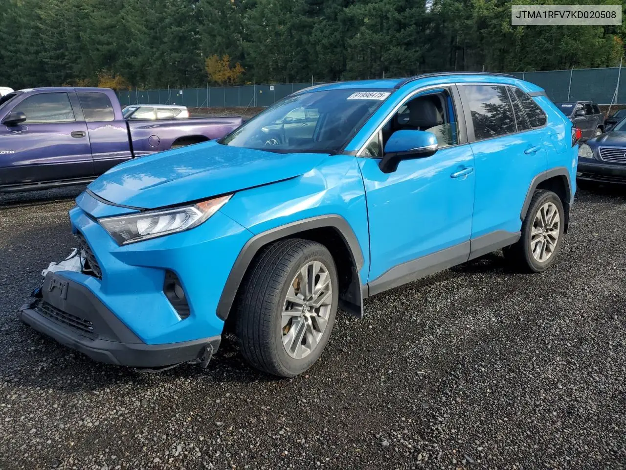 JTMA1RFV7KD020508 2019 Toyota Rav4 Xle Premium