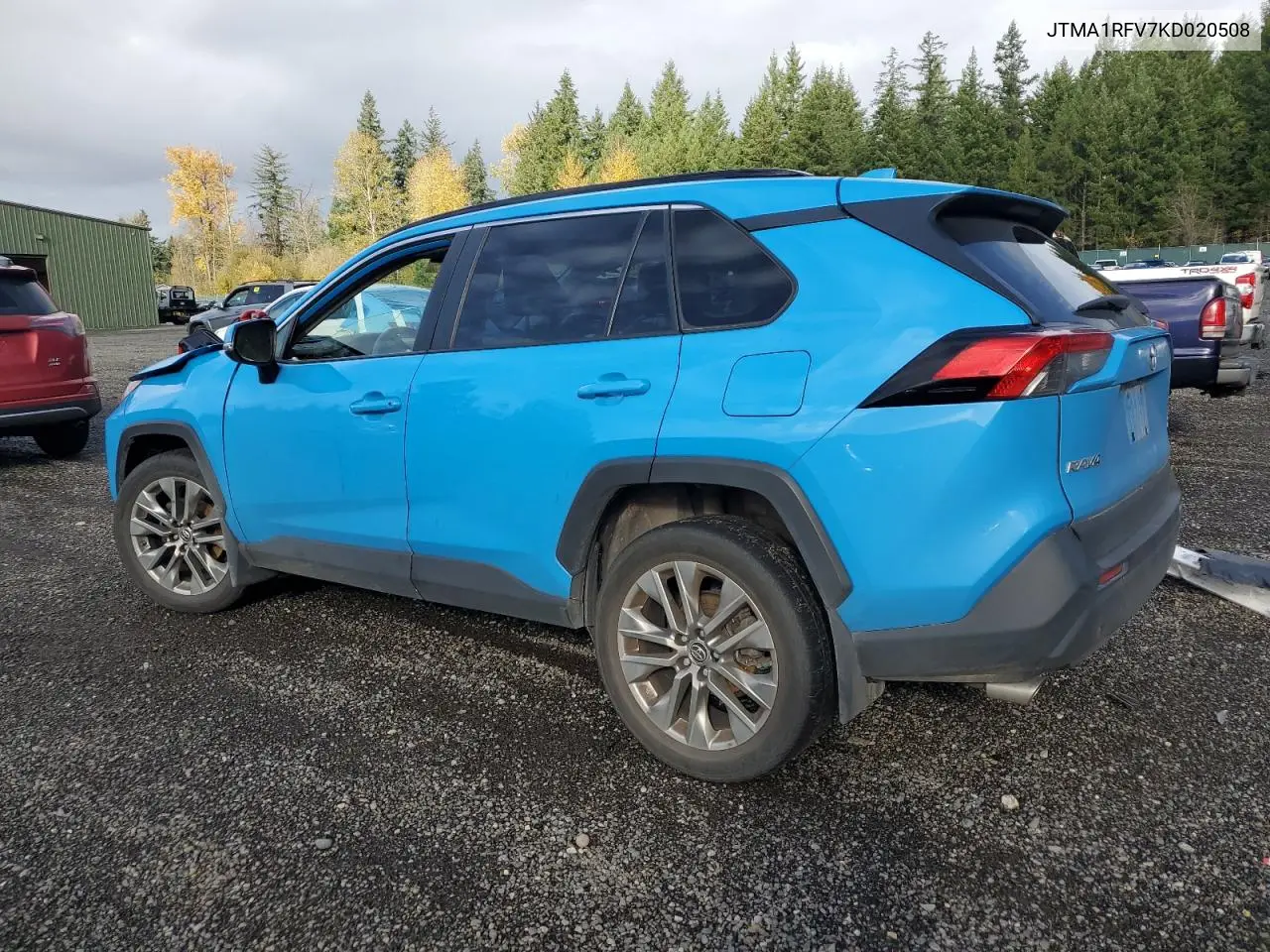 JTMA1RFV7KD020508 2019 Toyota Rav4 Xle Premium