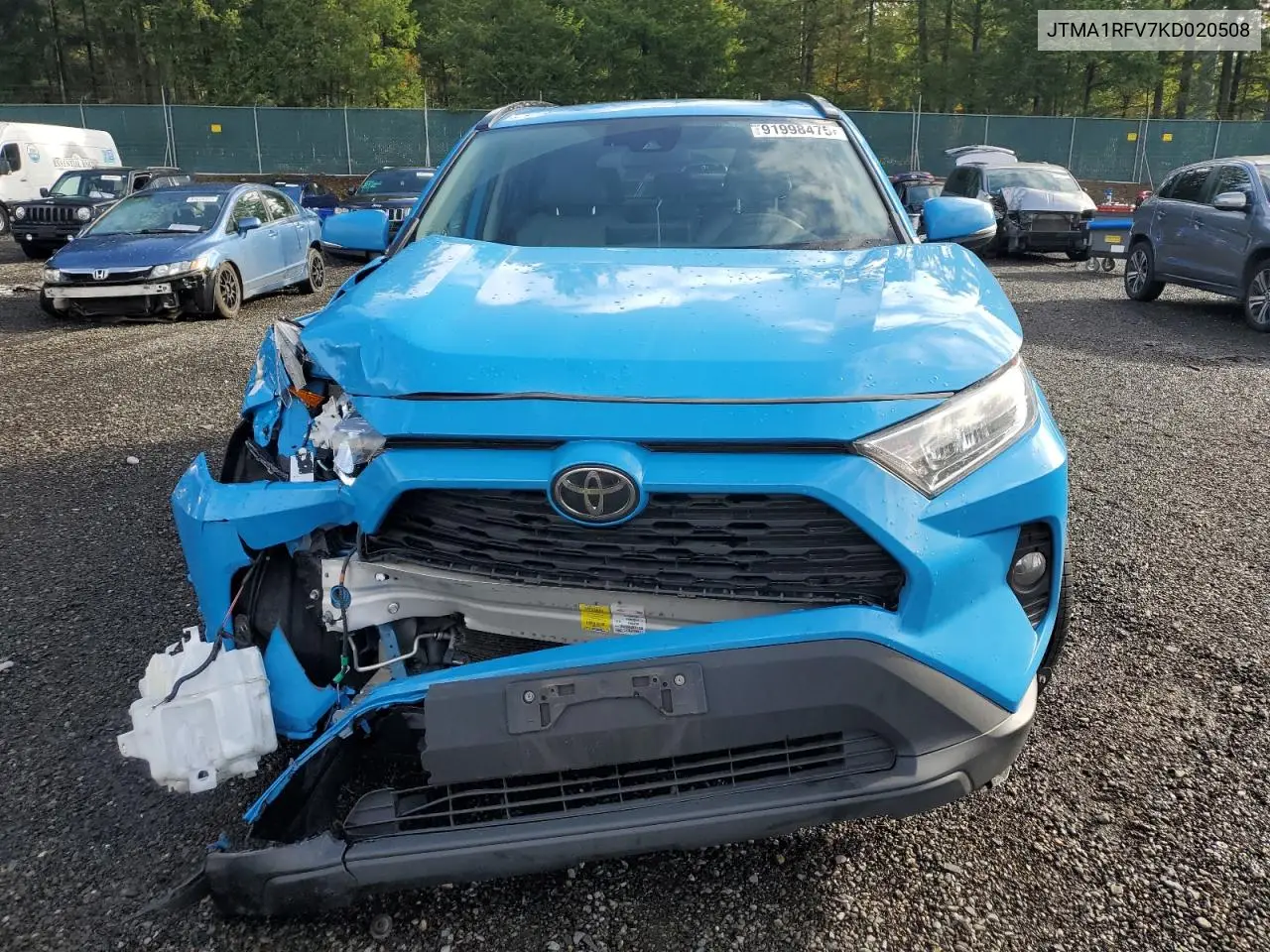 JTMA1RFV7KD020508 2019 Toyota Rav4 Xle Premium