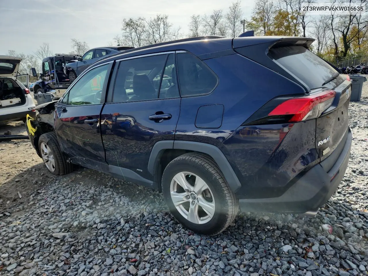 2T3RWRFV6KW016635 2019 Toyota Rav4 Xle