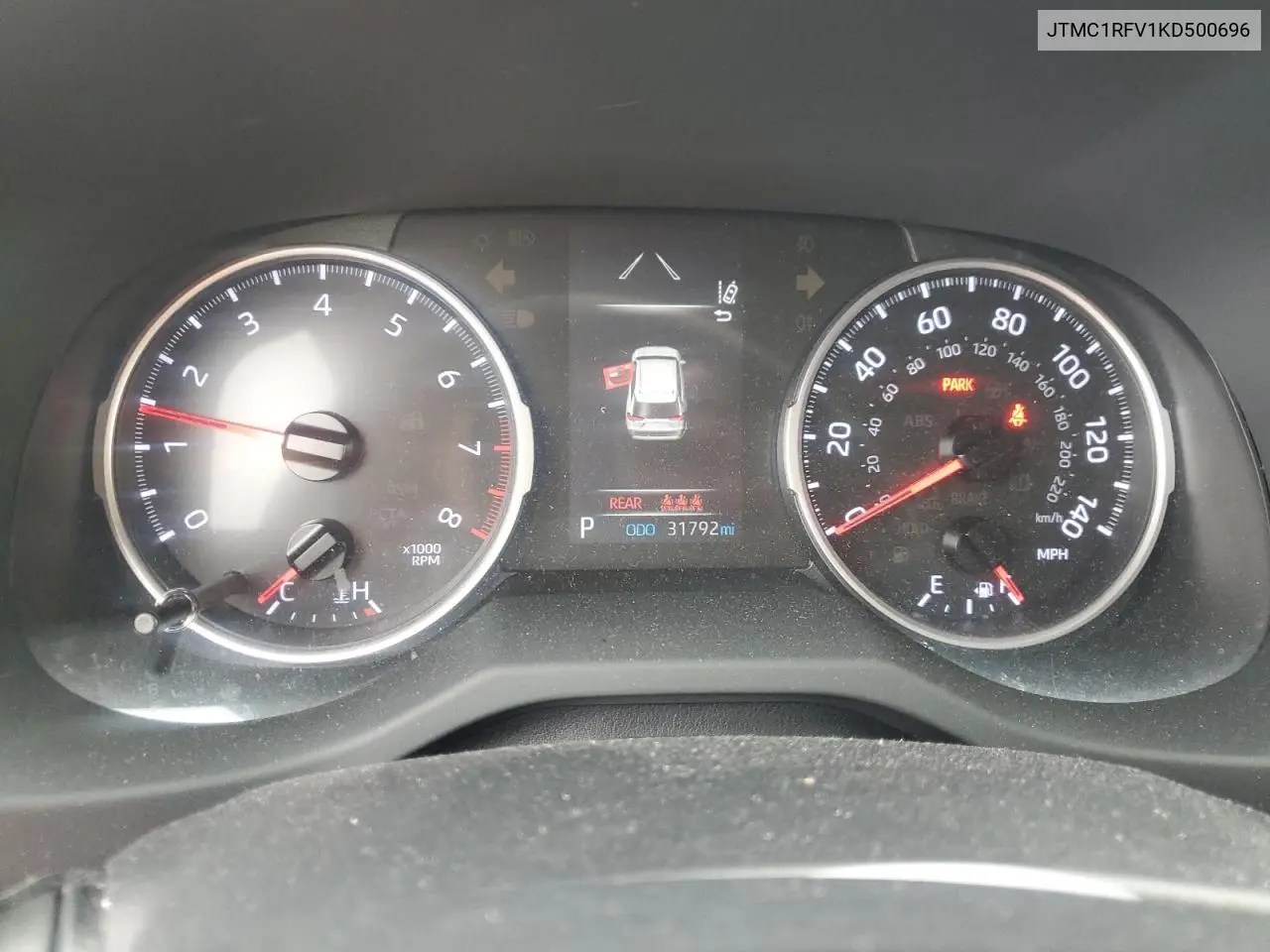 JTMC1RFV1KD500696 2019 Toyota Rav4 Xle Premium