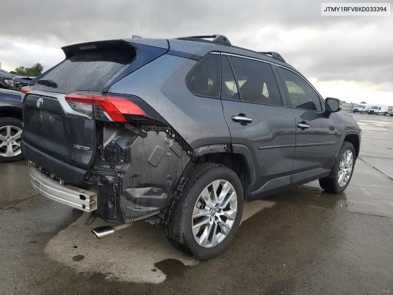 JTMY1RFV8KD033394 2019 Toyota Rav4 Limited