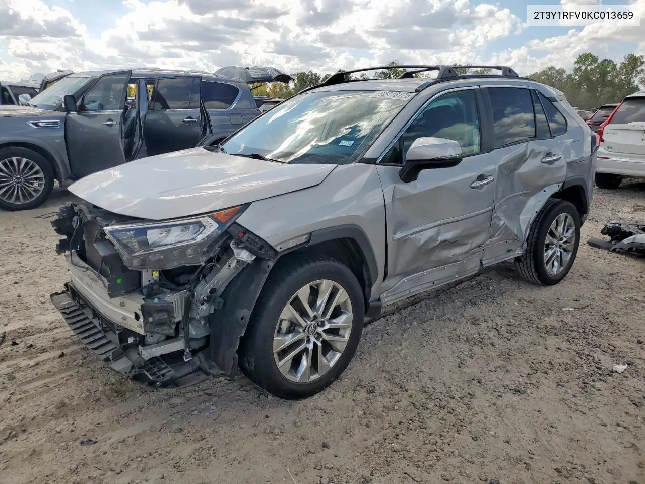 2T3Y1RFV0KC013659 2019 Toyota Rav4 Limited