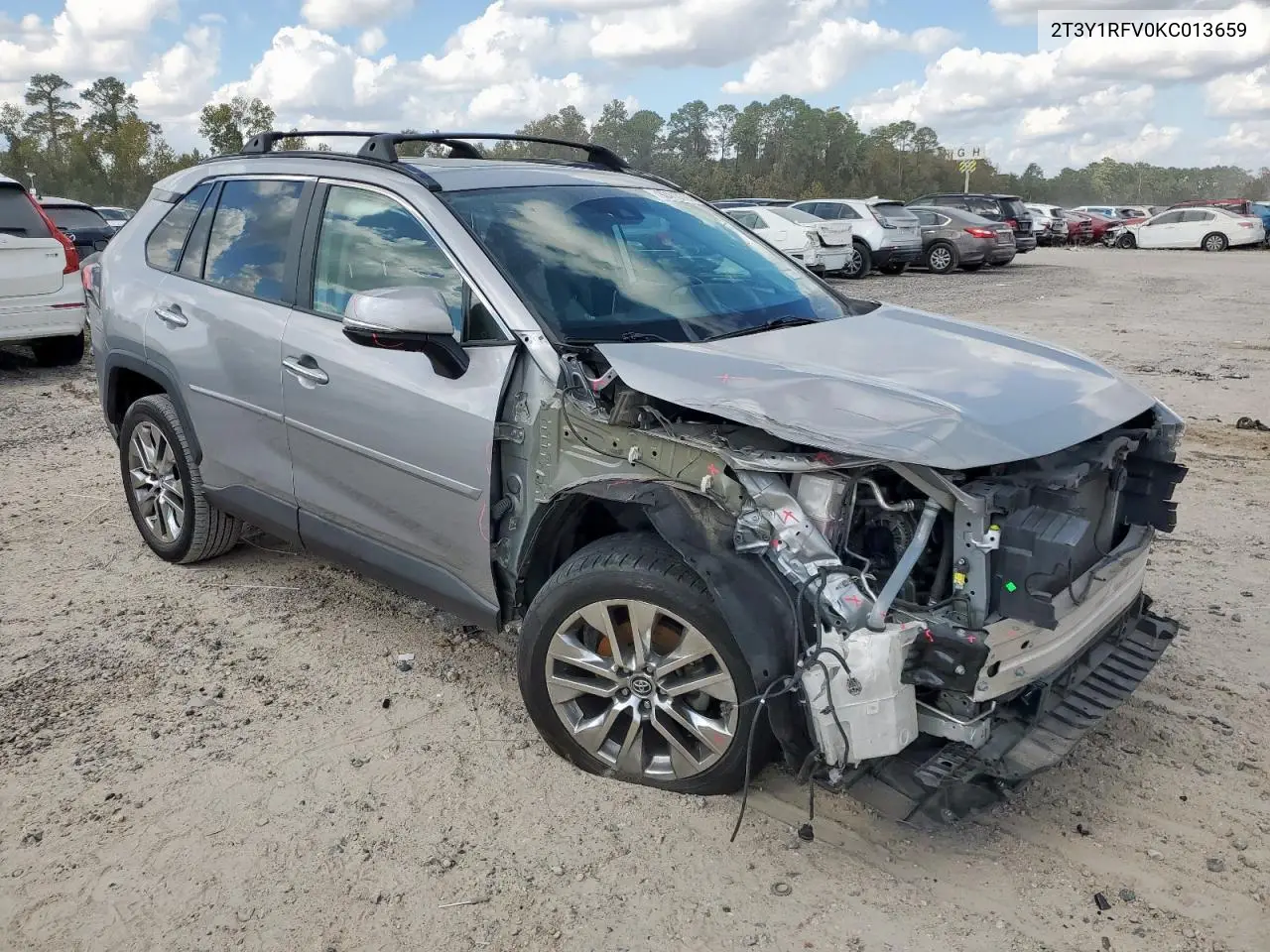 2T3Y1RFV0KC013659 2019 Toyota Rav4 Limited