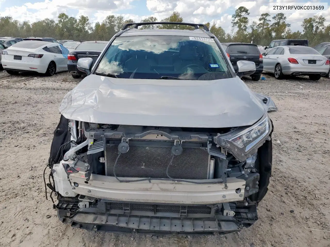 2T3Y1RFV0KC013659 2019 Toyota Rav4 Limited