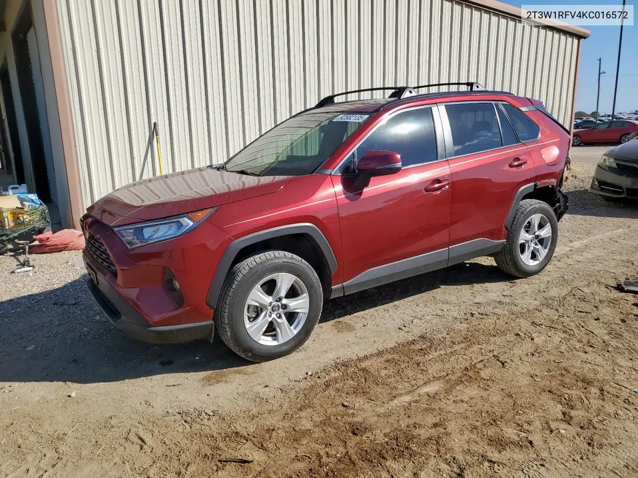2T3W1RFV4KC016572 2019 Toyota Rav4 Xle
