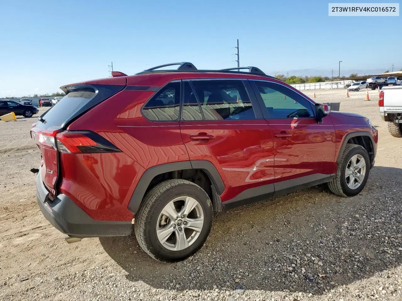 2T3W1RFV4KC016572 2019 Toyota Rav4 Xle