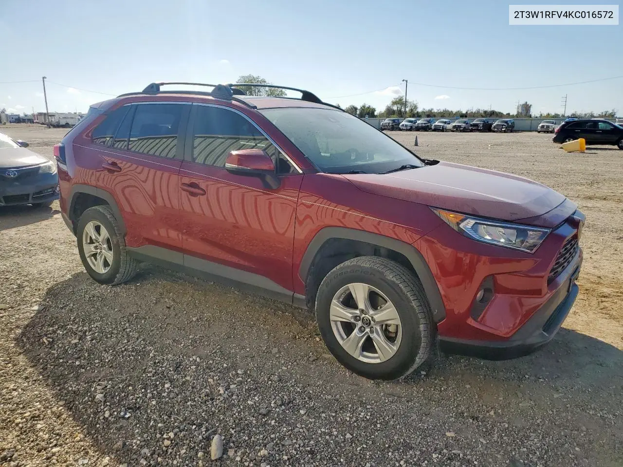 2T3W1RFV4KC016572 2019 Toyota Rav4 Xle