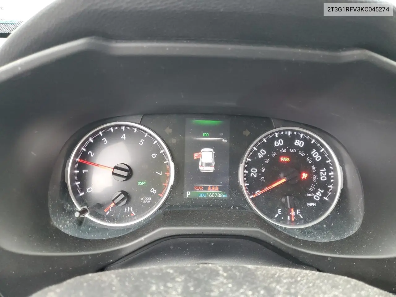 2T3G1RFV3KC045274 2019 Toyota Rav4 Le
