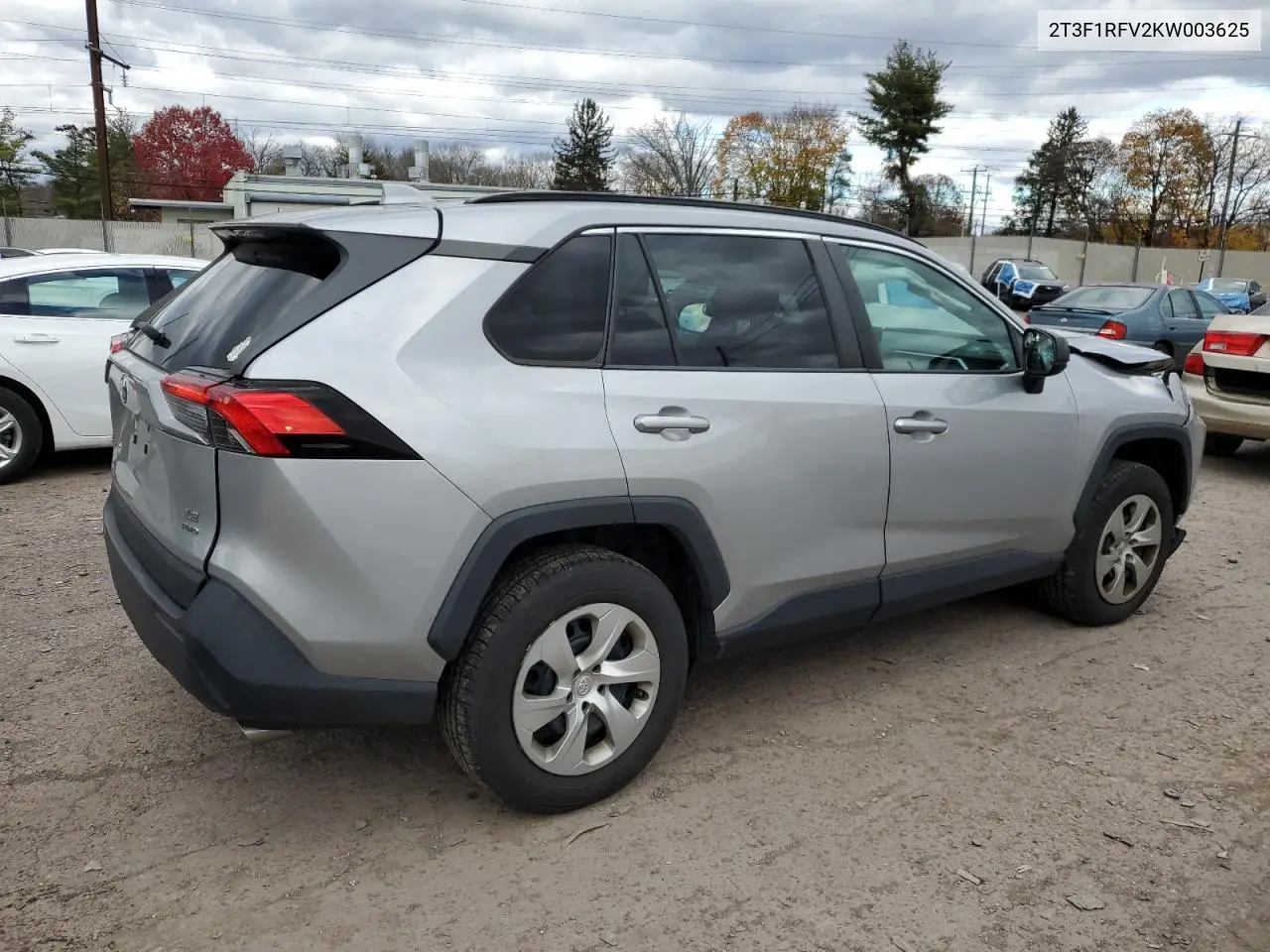 2T3F1RFV2KW003625 2019 Toyota Rav4 Le