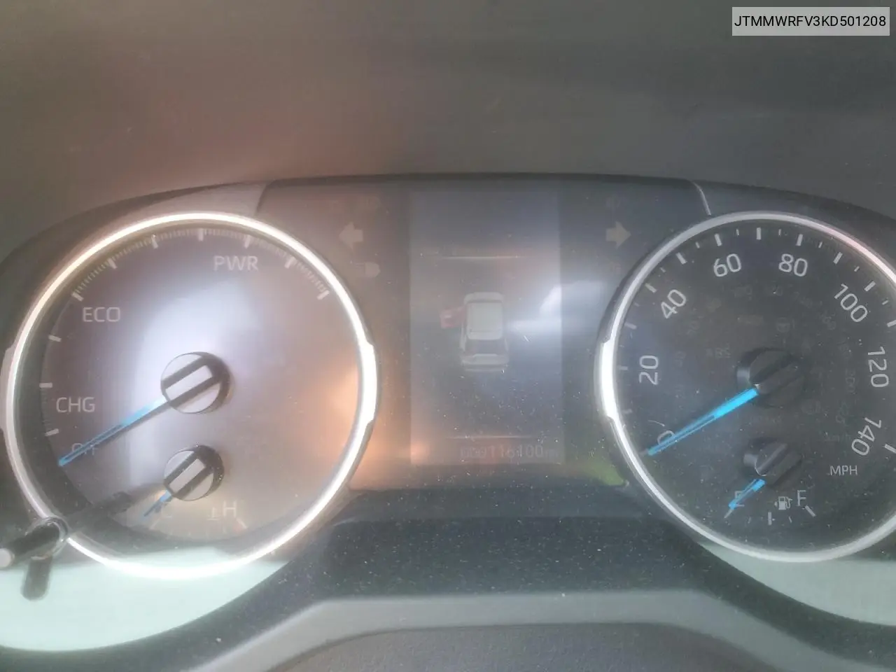 JTMMWRFV3KD501208 2019 Toyota Rav4 Le