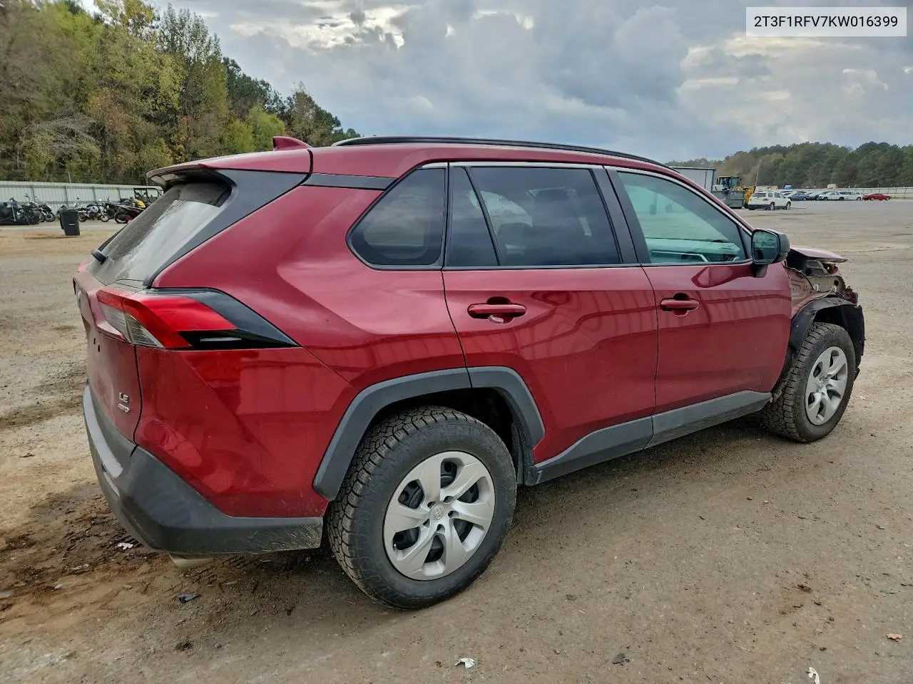 2T3F1RFV7KW016399 2019 Toyota Rav4 Le