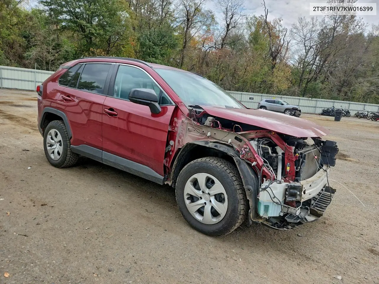 2T3F1RFV7KW016399 2019 Toyota Rav4 Le