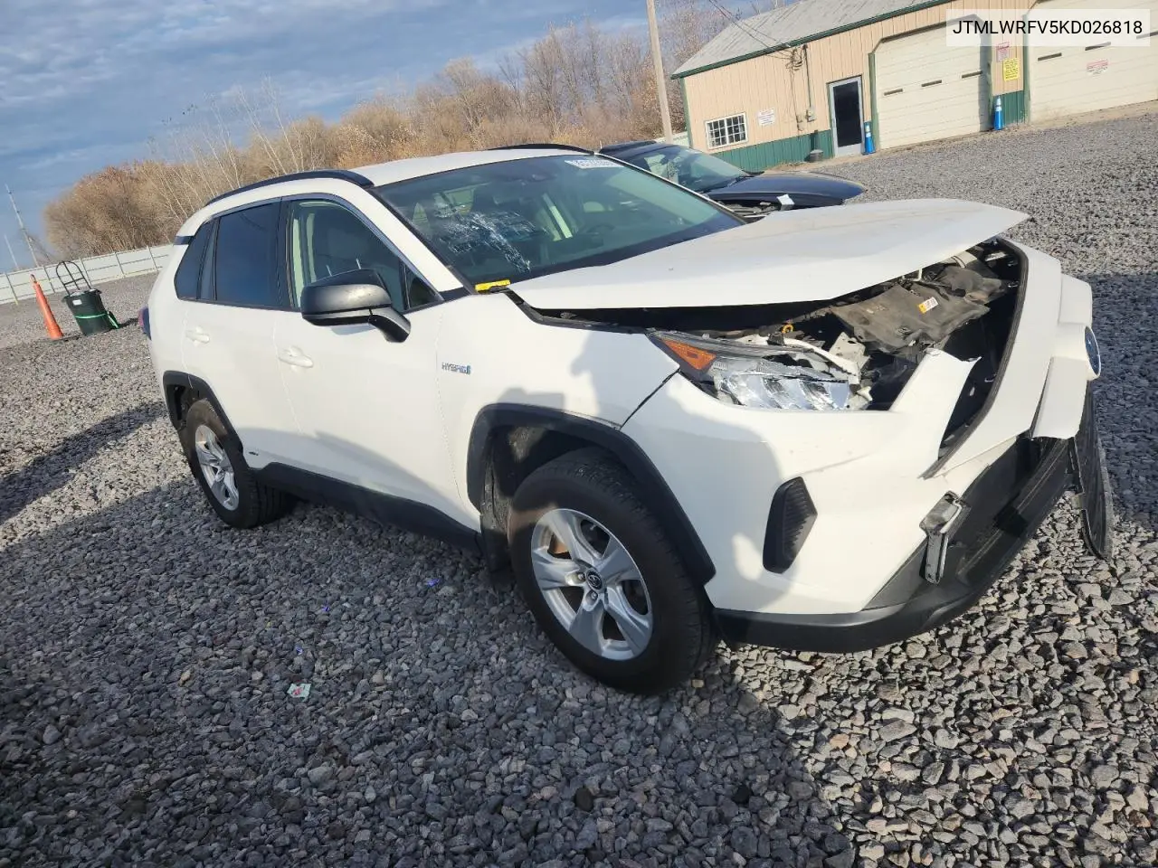 JTMLWRFV5KD026818 2019 Toyota Rav4 Le