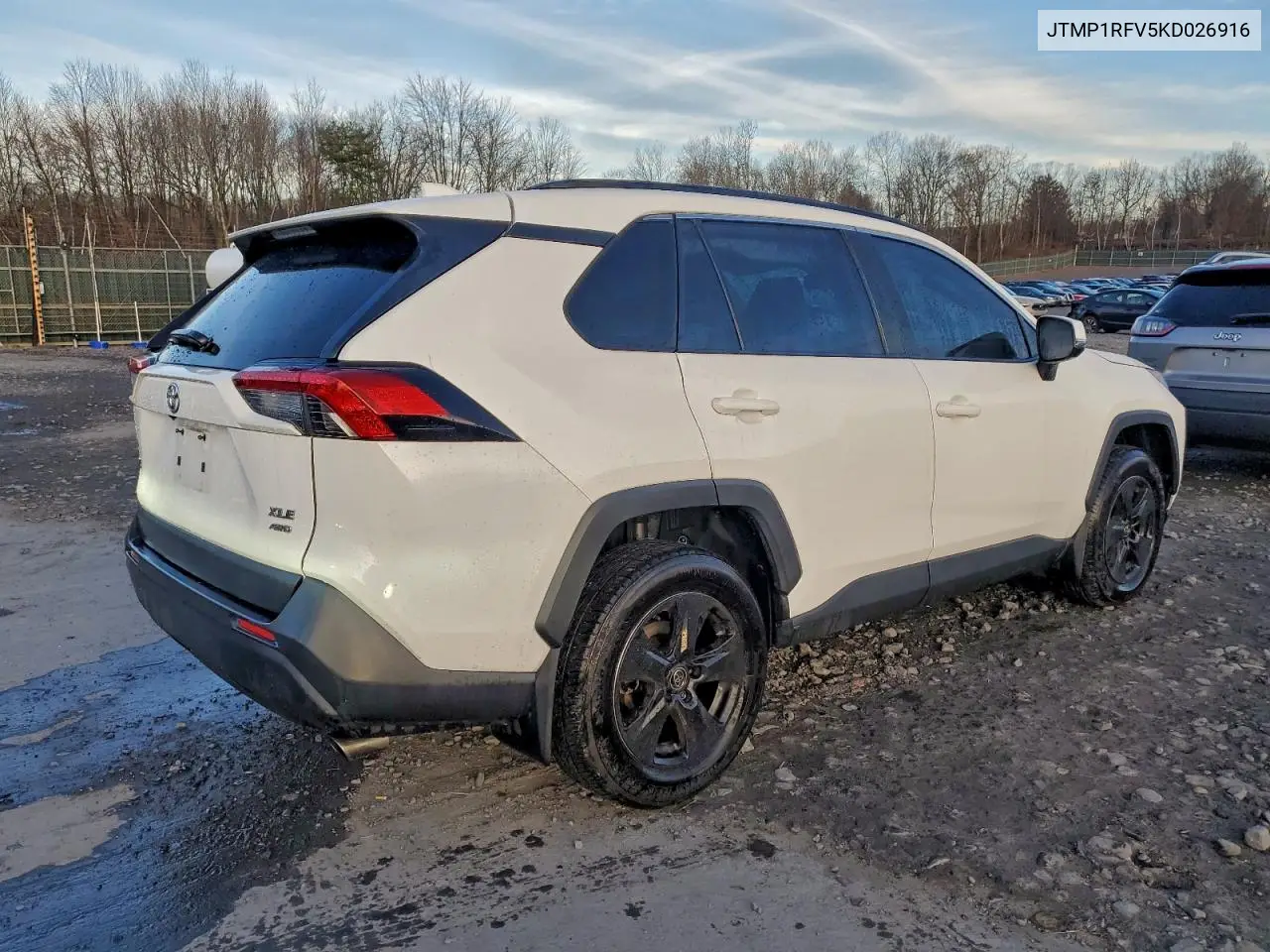 JTMP1RFV5KD026916 2019 Toyota Rav4 Xle