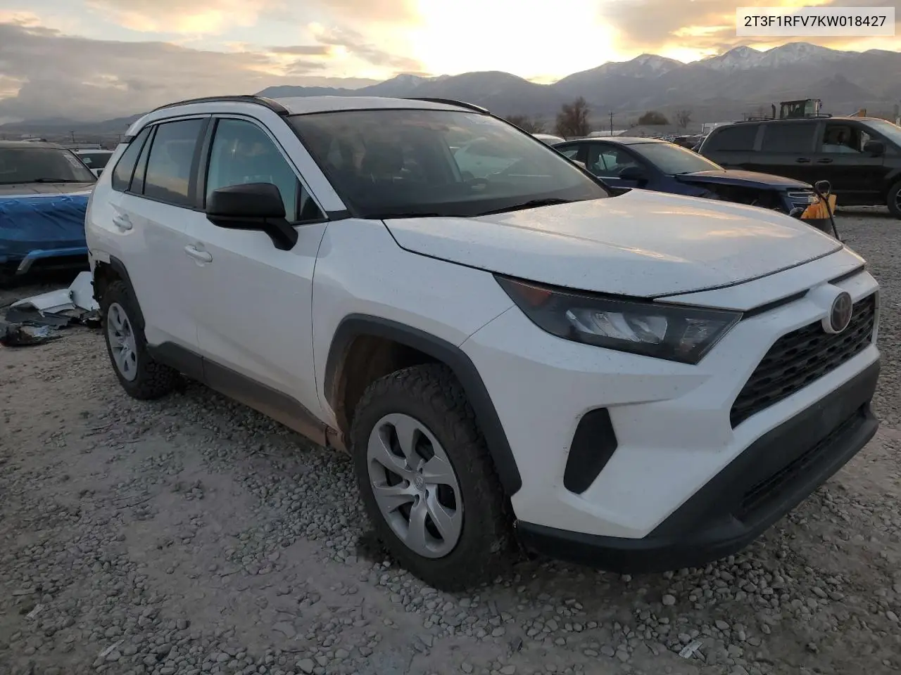 2T3F1RFV7KW018427 2019 Toyota Rav4 Le