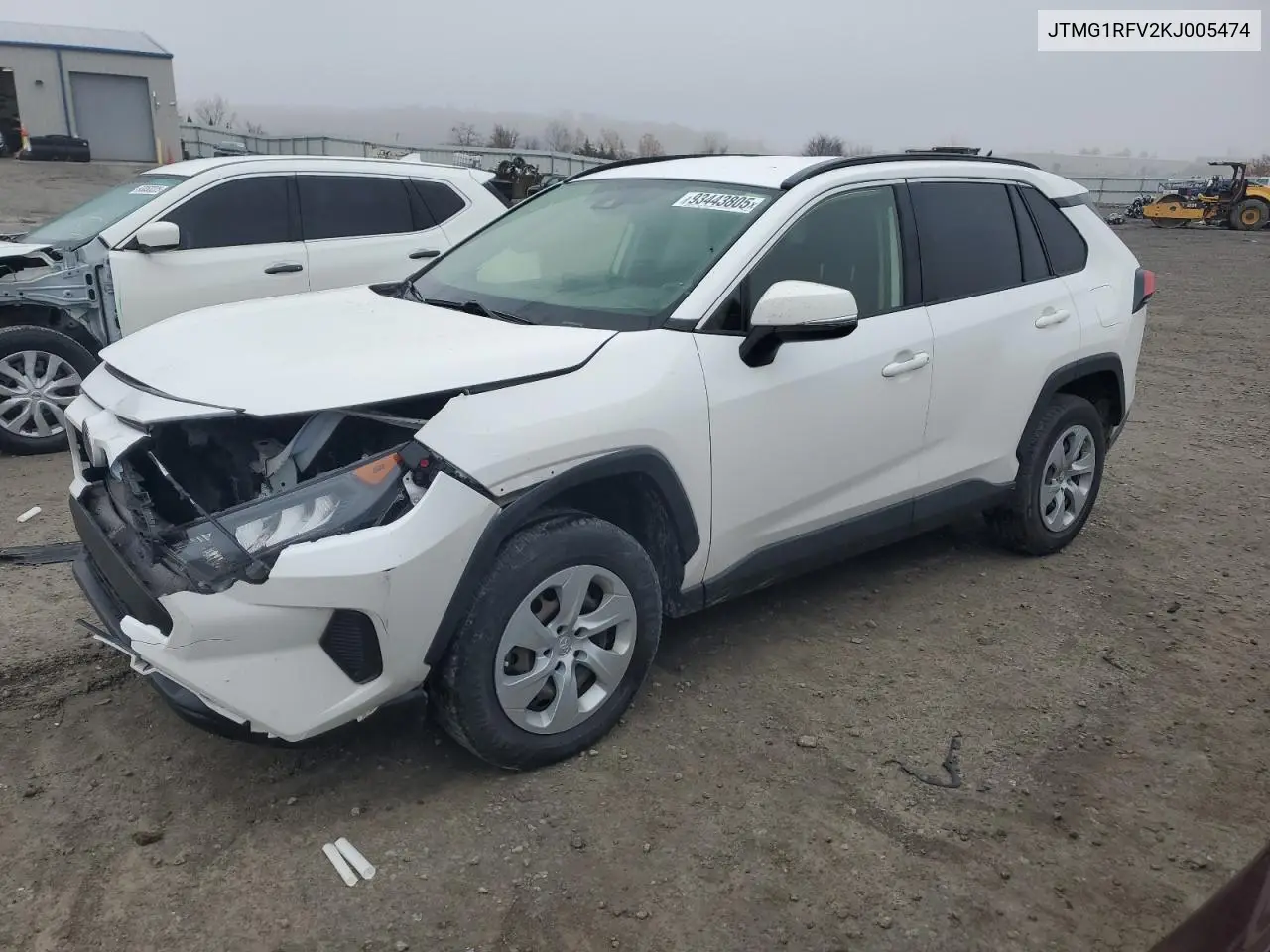 JTMG1RFV2KJ005474 2019 Toyota Rav4 Le