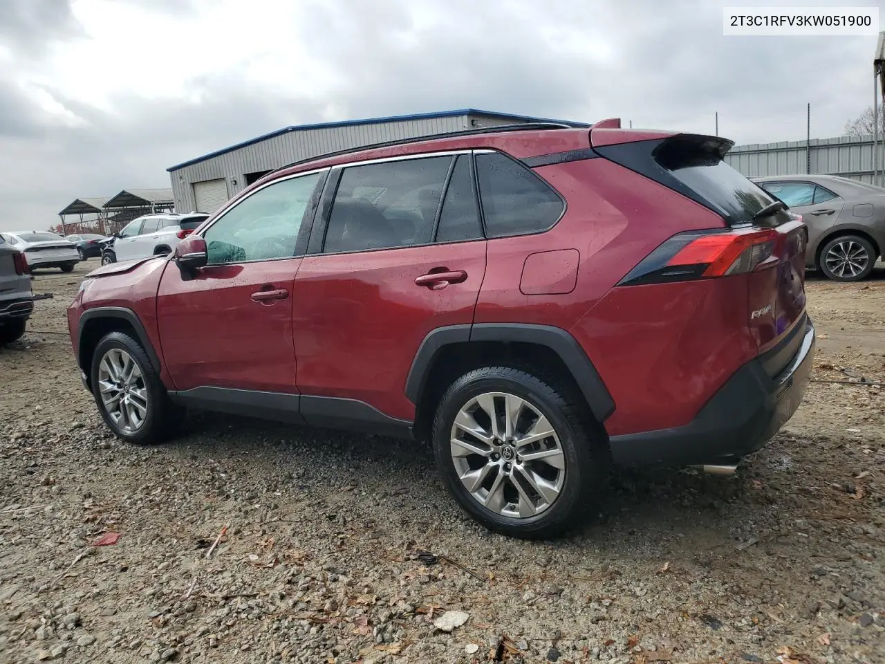 2T3C1RFV3KW051900 2019 Toyota Rav4 Xle Premium