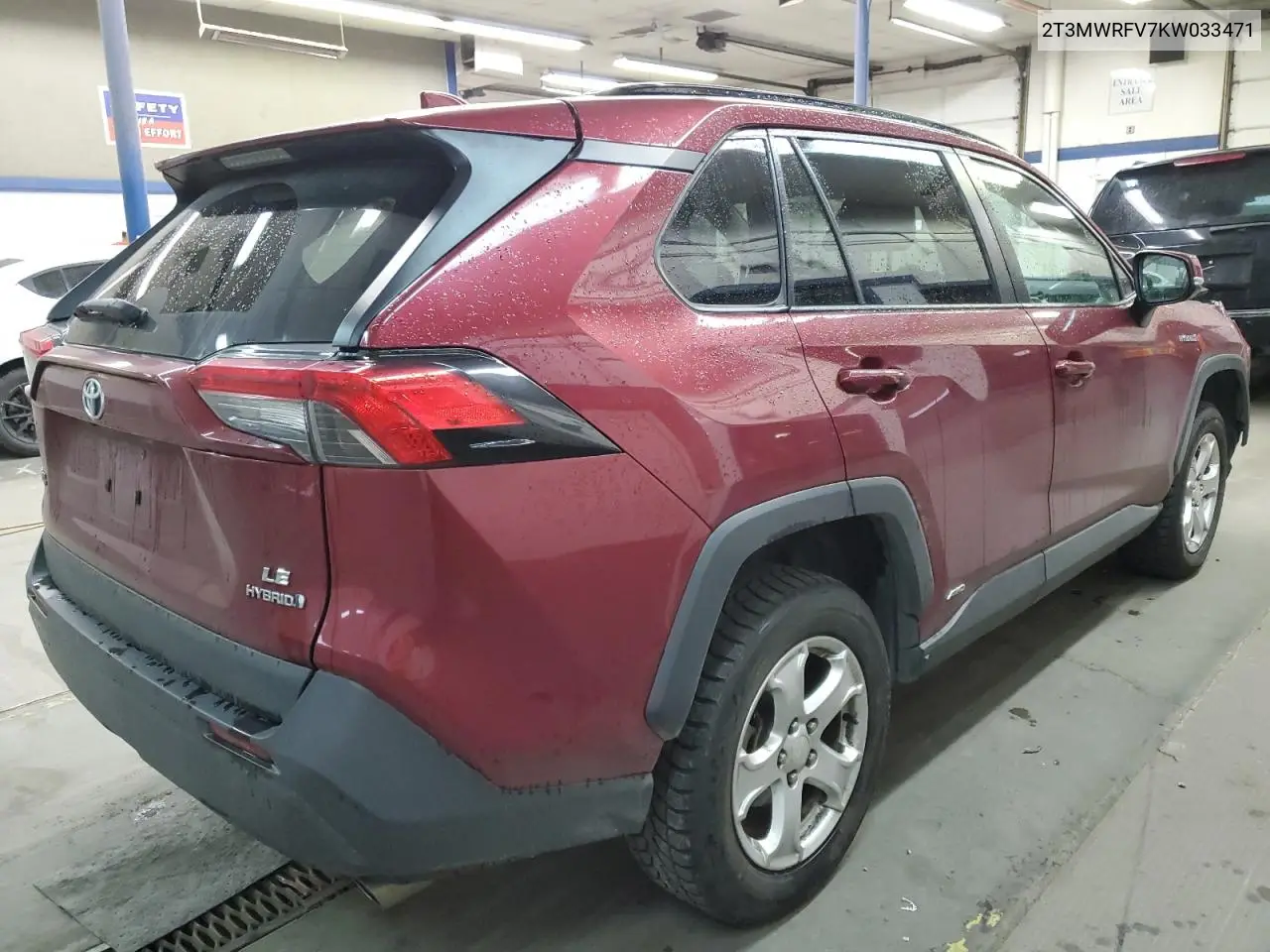 2T3MWRFV7KW033471 2019 Toyota Rav4 Le