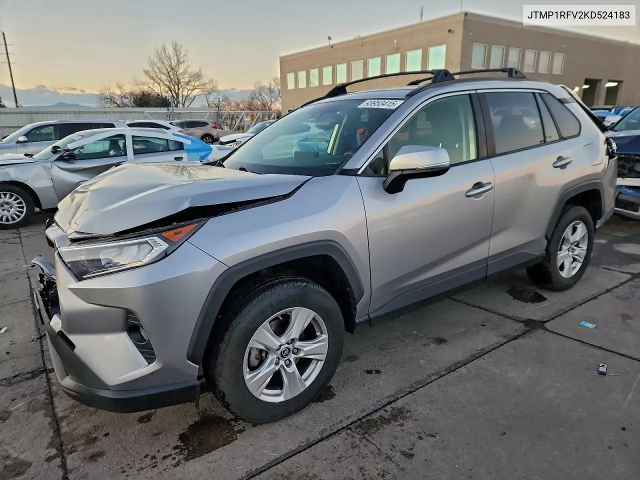 JTMP1RFV2KD524183 2019 Toyota Rav4 Xle