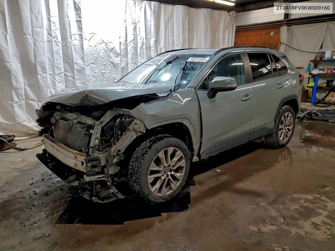 2T3A1RFV0KW009160 2019 Toyota Rav4 Xle Premium