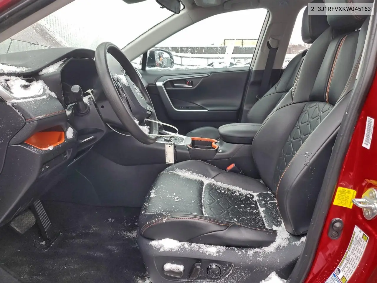 2T3J1RFVXKW045163 2019 Toyota Rav4 Adventure