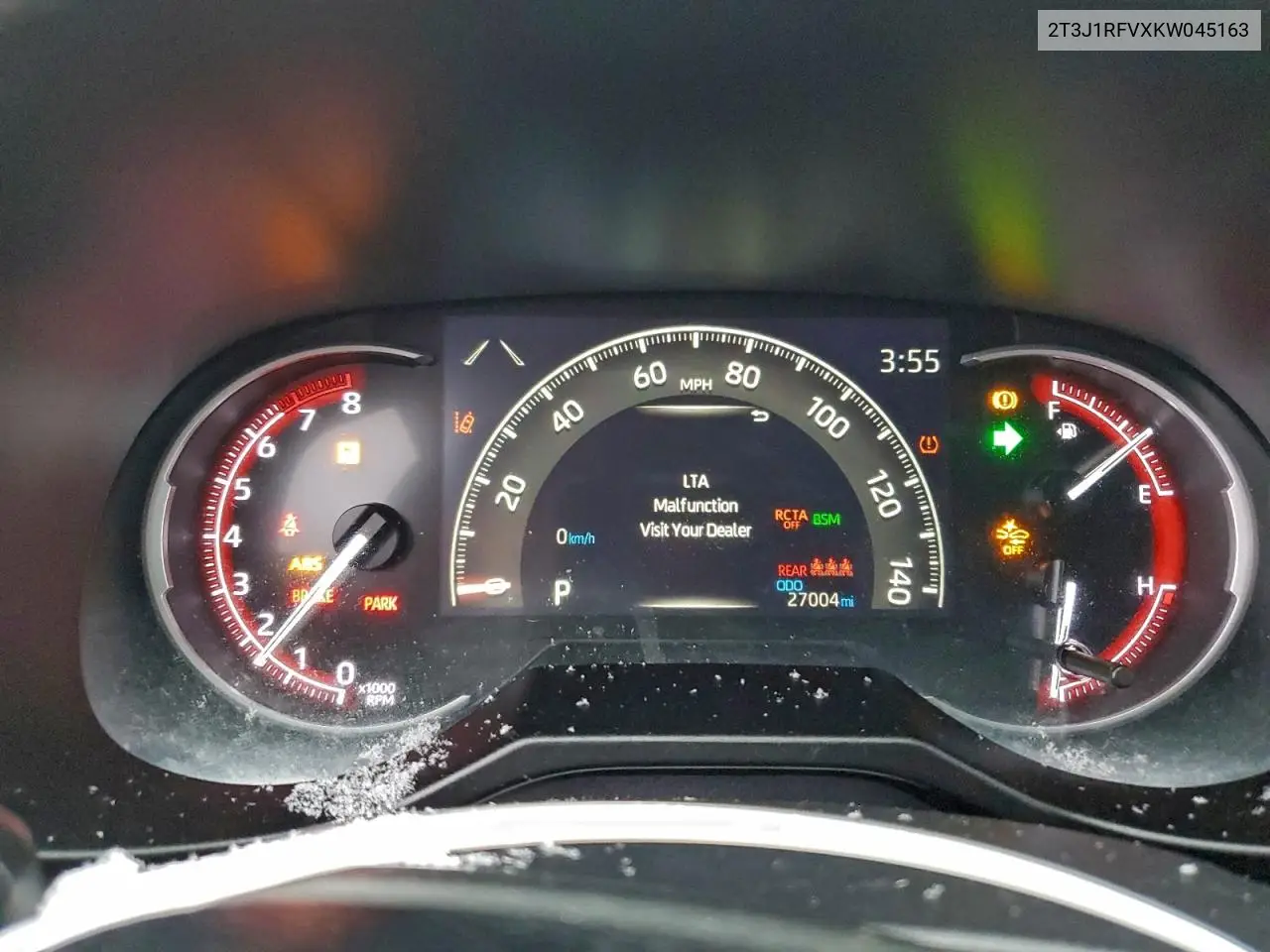 2T3J1RFVXKW045163 2019 Toyota Rav4 Adventure