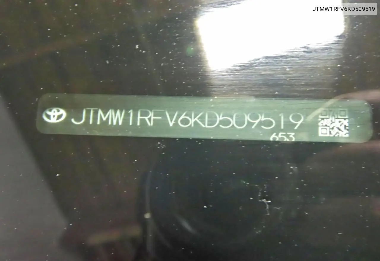 JTMW1RFV6KD509519 2019 Toyota Rav4 Xle