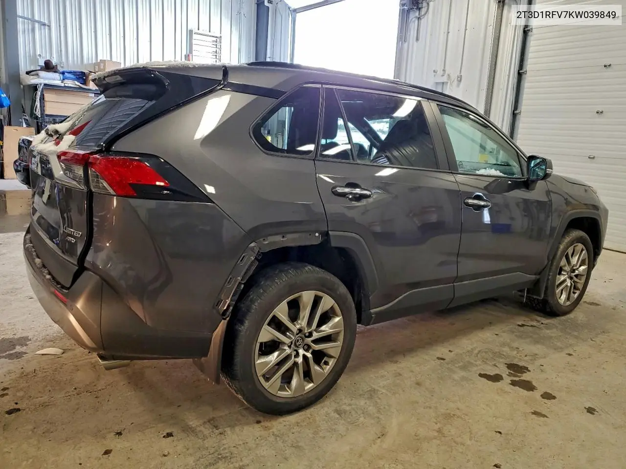 2T3D1RFV7KW039849 2019 Toyota Rav4 Limited